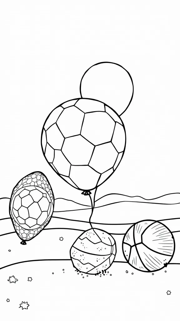 ball printable coloring pages